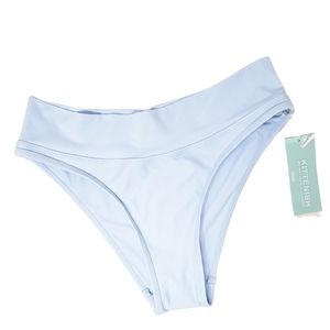 KITTENISH Ice blue cheeky swim bottom